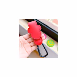 New Cartoon PU Leather Baby Bag Stroller Hook Rotatable Cart Organizer Pram Hook Pram Rotate 360 Degree Stroller Accessories  ...