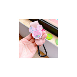 New Cartoon PU Leather Baby Bag Stroller Hook Rotatable Cart Organizer Pram Hook Pram Rotate 360 Degree Stroller Accessories - E