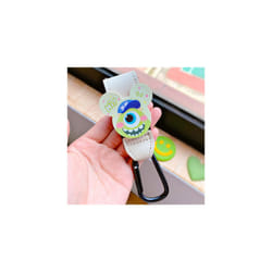 New Cartoon PU Leather Baby Bag Stroller Hook Rotatable Cart Organizer Pram Hook Pram Rotate 360 Degree Stroller Accessories - D