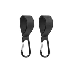Baby Stroller Hook Clip Aluminum Alloy Carabiner Cart Organizer Diaper Bag Shopping Pram Hook Hanger Stroller Accessories - 2pcs