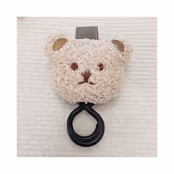 Baby Stroller Universal Accessories Hook, Cute Bear Car Hook, Going Out Mommy Handbag Hook, Baby Stroller Hook, Multifunctional - Brown Bear2