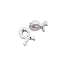 2pc/lot Baby Colorful Car Seat Accessories Plastic Pushchair Toy Clip Pram Stroller Peg To Hook Cover Blanket Mosquito Net - White