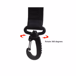 2pcs/Lot Baby Stroller Hook Clip Bag Handle Grab Prams Car Accessories Hooks Rotate 360 Stroller Hange Hook Multifunction - A 2PCS