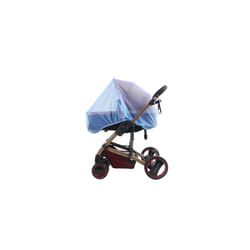 NEW Summer Mosquito Net Baby Stroller Pushchair Mosquito Insect Shield Net Safe Infants Protection Mesh Stroller Accessories - Bue