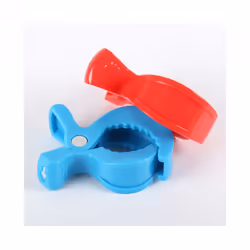 2pc/lot Baby Colorful Car Seat Accessories Plastic Pushchair Toy Clip Pram Stroller Peg To Hook Cover Blanket Mosquito Net - Blue 2pcs