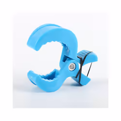 2pc/lot Baby Colorful Car Seat Accessories Plastic Pushchair Toy Clip Pram Stroller Peg To Hook Cover Blanket Mosquito Net - Blue 2pcs