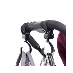 Baby Stroller Hooks Trolley Pram Hook Clips Multifunction Rotate 360 Degree Hanger Diaper Organizer Stroller Accessories - A-1pc