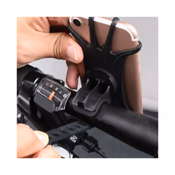 Baby Stroller Accessories Mobile Phone Holder Rack Universal 360 Rotatable Baby Pram Cart Phone Holder For IPhone Gps Device - 1PCS black