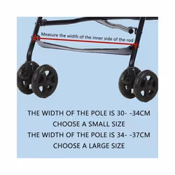 Universal Non-slip Baby Stroller Footrest Pram Leg Rest Extension Foot Rest Seat Extend Board Pushchair Foot Support - 40CM