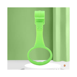 Baby Learning to Stand Hand-Pull Ring Sling Ring Play Bed Bed Car Hook Suitable for 0-3 Years Old Babies - green