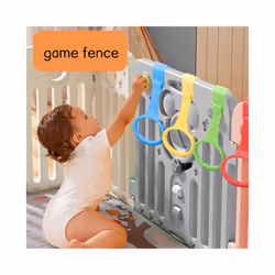Baby Learning to Stand Hand-Pull Ring Sling Ring Play Bed Bed Car Hook Suitable for 0-3 Years Old Babies - red