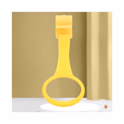Baby Learning to Stand Hand-Pull Ring Sling Ring Play Bed Bed Car Hook Suitable for 0-3 Years Old Babies - yellow