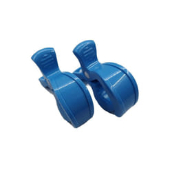 2pcs Baby Stroller Clamp Alligator Clip Pram Peg Portable Stroller Hook Baby Car Seat Clips Toddler Baby Stroller Accessories - blue