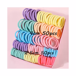 150PCS Children Hair Band Elastic Solid Color Baby Headband Kids Ponytail Holder Scrunchies Headwear Girls Hair Accessories - ...