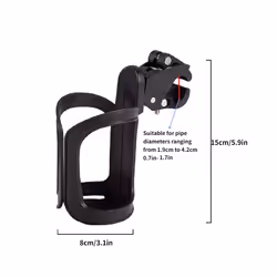 Baby Stroller Cup Holder Rack Bicycle Cart Bottle Rack Kids Bicycle Milk Water Pushchair Carriage Stroller Accessories - 422033