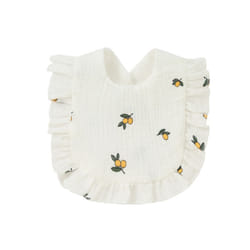 Newborn Bibs Infant Burp Cloths Baby Stuff Feeding Drool Bandana Saliva Towel Toddler Ruffle Floral Bib Baby Accessories - 18, One Size