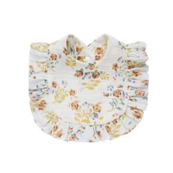 Newborn Bibs Infant Burp Cloths Baby Stuff Feeding Drool Bandana Saliva Towel Toddler Ruffle Floral Bib Baby Accessories - 5, One Size