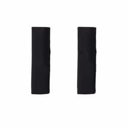 77HD Baby Stroller Grip Bar Sleeve Cotton Handlebar Cover for Armrest Shoulder Belt - Black Strap