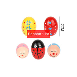 Wooden Instruments Baby Stroller Accessories Toys Portable Pacify Baby Orff Kids Percussion Instrument Gifts TMZ - 1Pc Sand egg
