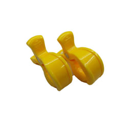 2pcs Baby Stroller Clamp Alligator Clip Pram Peg Portable Stroller Hook Baby Car Seat Clips Toddler Baby Stroller Accessories - yellow