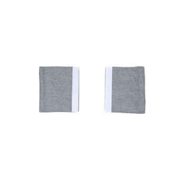 Stroller Armrest Cover Fence Protector Baby Safety Stroller Seat Belt Shoulder Cover Accessories Cotton Gauze Guardrail - Grey Shoulder Strap