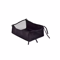 1 Pc Black Baby Stroller Basket Portable Newborn Stroller Hanging Basket Infant Stroller Accessories Bottom Basket - L