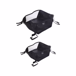 1 Pc Black Baby Stroller Basket Portable Newborn Stroller Hanging Basket Infant Stroller Accessories Bottom Basket - L