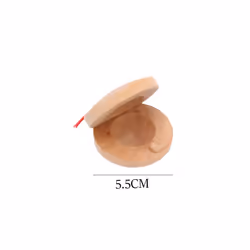 Children Musical Instrument Toys Mini Wooden Baby Stroller Accessories Clapping Board Log Color Bell Sand Hammer Sound TMZ - ...