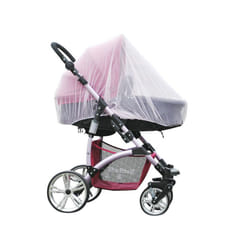 Baby Stroller Pushchair Mosquito Insect Shield Net Safe Infants Protection Mesh Stroller Accessories Mosquito Net 150cm - WHITE