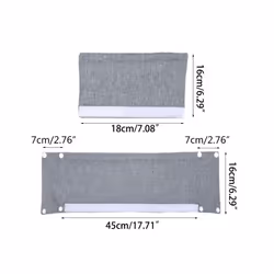 77HD Baby Stroller Grip Bar Sleeve Cotton Handlebar Cover for Armrest Shoulder Belt - Black