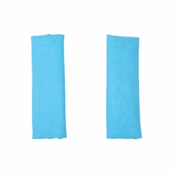 77HD Baby Stroller Grip Bar Sleeve Cotton Handlebar Cover for Armrest Shoulder Belt - Blue Strap