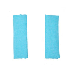 77HD Baby Stroller Grip Bar Sleeve Cotton Handlebar Cover for Armrest Shoulder Belt - Blue Strap