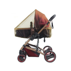 Baby Stroller Pushchair Mosquito Insect Shield Net Safe Infants Protection Mesh Stroller Accessories Mosquito Net 150cm - Brown