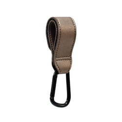 1PC PU Leather Baby Bag Stroller Hook Rotatable Cart Organizer Metal Pram Hook Pram Rotate 360 Degree Stroller Accessories - Pearlescent Copper