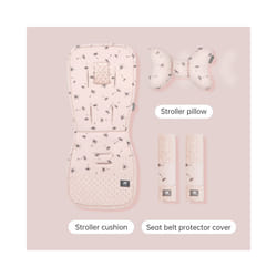 Stroller Cushion Universal Baby Pram Seat Pad Winter Soft Comfortable Cotton Kids Pushchair Car Mat Stroller Accessories - suit Dandelion