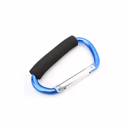 Large Carabiner Stroller Hooks Organizer Aluminum D Ring Spring Snap Keychain Clip Carry Handle for Hanging Purses Shopping - ...