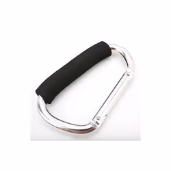 Large Carabiner Stroller Hooks Organizer Aluminum D Ring Spring Snap Keychain Clip Carry Handle for Hanging Purses Shopping - ...