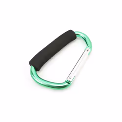 Large Carabiner Stroller Hooks Organizer Aluminum D Ring Spring Snap Keychain Clip Carry Handle for Hanging Purses Shopping - ...