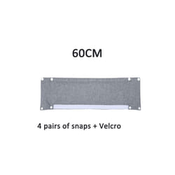 Stroller Armrest Cover Fence Protector Baby Safety Stroller Seat Belt Shoulder Cover Accessories Cotton Gauze Guardrail - Grey Armrest Cover