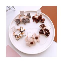 Baby Hair Band Girls Ties Bows Elastic Rubber Band Scrunchies Elastique Cheveux Fille Haar Kids Hair Accessories For Children - 10Pcs-L4