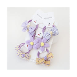 Baby Hair Band Girls Ties Bows Elastic Rubber Band Scrunchies Elastique Cheveux Fille Haar Kids Hair Accessories For Children - 10Pcs-B21