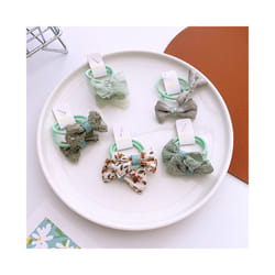 Baby Hair Band Girls Ties Bows Elastic Rubber Band Scrunchies Elastique Cheveux Fille Haar Kids Hair Accessories For Children - 10Pcs-L1