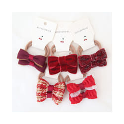 Baby Hair Band Girls Ties Bows Elastic Rubber Band Scrunchies Elastique Cheveux Fille Haar Kids Hair Accessories For Children - 10Pcs-B11