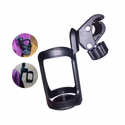 New Baby Stroller Cup Holder Rack Bottle Universal 360 Rotatable Cup Holder for Pram Stroller Carrying Case Milk Bottle - Buckle Holder