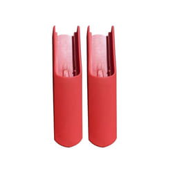 Child Dining Chair Leg Insert Baby High Chair Safety Feet Cover Security Extension Insert Pad for Stokk Chair - Red