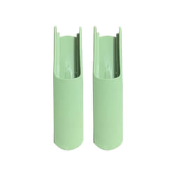 Child Dining Chair Leg Insert Baby High Chair Safety Feet Cover Security Extension Insert Pad for Stokk Chair - green