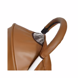 New Baby Stroller Handle PU Leather Baby Stroller Baby Stroller Armrest Box Babies Accessories Protective Cover - brown