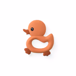 Baby Teether Food Grade Silicone Teethers Cartoon Animals Duck DIY Nursing Teething Pacifier Clip Baby Toy Teething Accessori ...