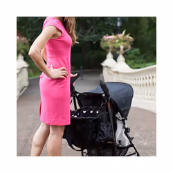1 Pair Black Neoprene Baby Stroller Grip Cover Carriages Poussette Armrests Handle Protector Cover For Stroller New - Black