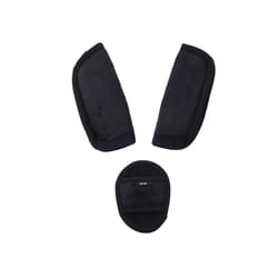 3pcs/set Car Baby Child Safety Seat Belt Shoulder Cover Protector For Baby Stroller Protection Crotch Seat Belt Cover - Black